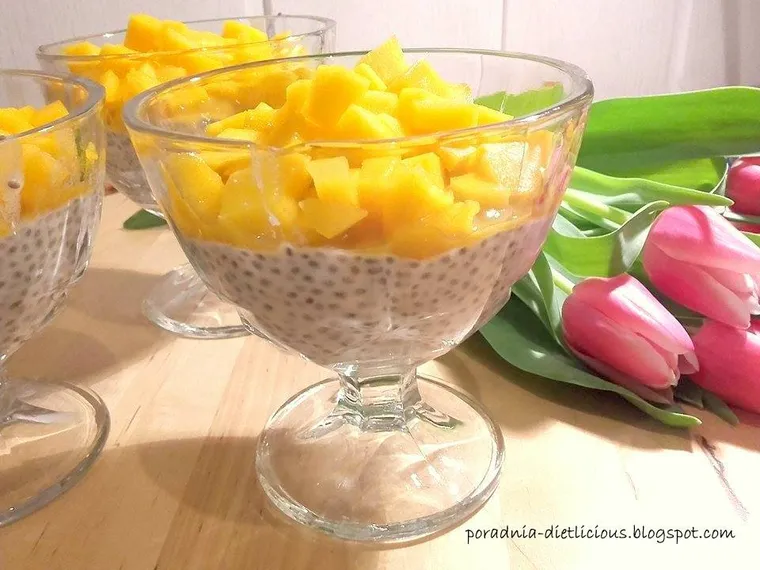 Pudding chia z mango